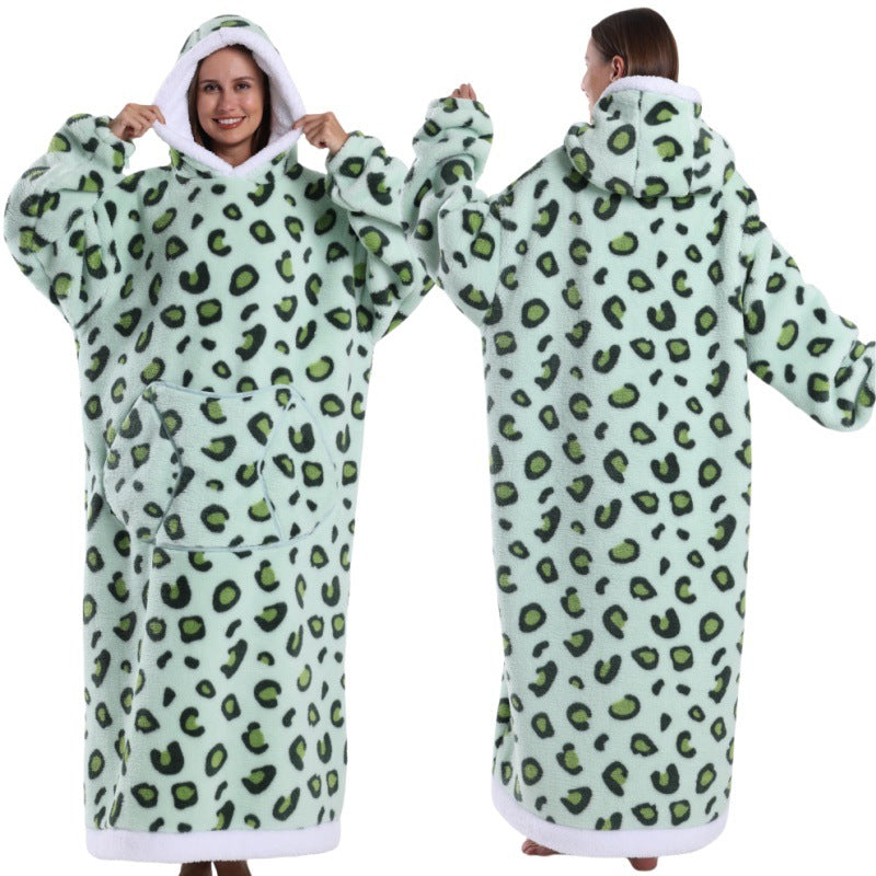 Cozy Oversized Hoodie Blanket - Ultra Soft Wearable Blanket for Winter